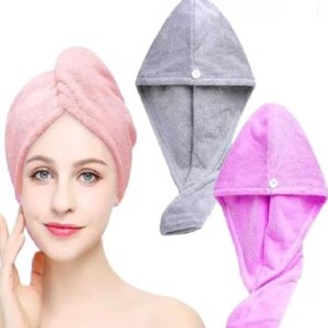 Head Towel – Soft Microfiber Hair Wrap | Quick-Dry & Lightweight | CozyDekor