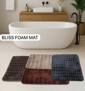 Bliss Floor Mat 16×24 | CozyDekkor | Anti-Slip & Premium Quality