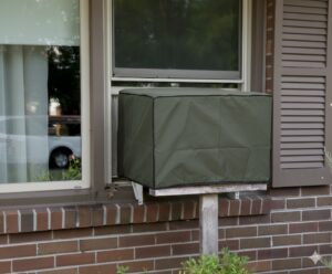 Plain Window AC Cover 1.5 Ton | Waterproof Dustproof All-Weather Protection