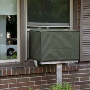 Plain Window AC Cover 1.5 Ton | Waterproof Dustproof All-Weather Protection