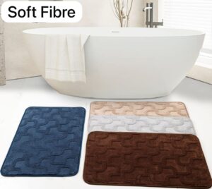 Soft Fibre Floor Mat 16×24 | CozyDekkor | Ultra-Soft & Anti-Slip